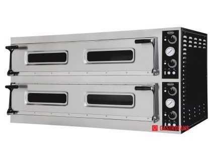 Pizza pec dvojkomorová - 2x6 pízz - 40 cm