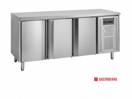 Mraziaci stôl bez zadného lemu | CF 7310/-SP | 3 dvere GN1/1