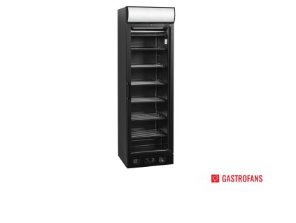 Mraziaca skriňa | UFSC371GCP Black | 270 l – čierna s reklamným panelom