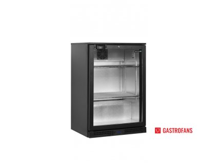 Chladiaci podpultový stôl - minibar | BA11 H | 1 presklené krídlové dvere