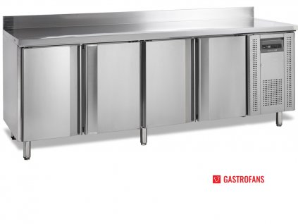 Mraziaci stôl so zadným lemom | CF 7410 | 4 dvere GN1/1