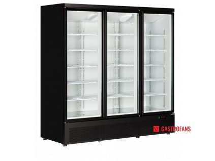 Mraziaca skriňa | Atóm Maxi F3DB | 3 presklené dvere – 1090 l – čierna TEFCOLD