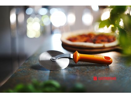 Krájač na pizzu heavy-duty HENDI Pizzer, Oranžový, ø97x240mm