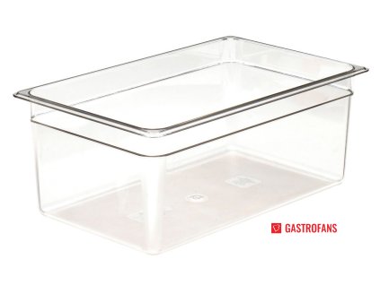 Nádoba Camwear GN 1/1 z polykarbonátu, Cambro, GN 1/1, 25,6 L, Priehľadná, 325x530x(H)200mm