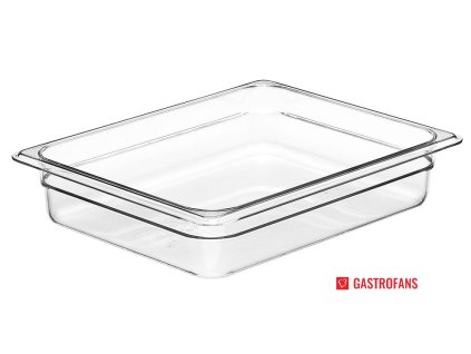 Nádoba Camwear GN 1/2 z polykarbonátu, Cambro, GN 1/2, 3,9 L, Priehľadná, 325x260x(H)65mm