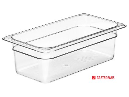 Nádoba Camwear GN 1/3 z polykarbonátu, Cambro, GN 1/3, 3,6 L, Priehľadná, 325x176x(H)100mm