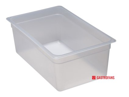 Nádoba GN 1/1 z priehľadného polypropylénu, Cambro, GN 1/1, 25,6L, Priehľadná, 325x530x(H)200mm