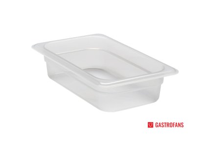 Nádoba z priehľadného polypropylénu GN 1/4, Cambro, GN 1/4, 1,7L, Priehľadná, 162x265x(H)65mm