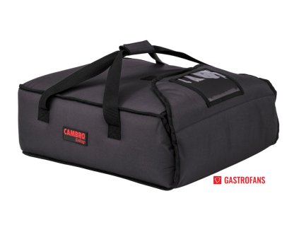 Termoizolačná taška na pizzu, Cambro, na 2 pizze s Ø 400 mm alebo 3 s Ø 350 mm, Čierna, 420x460x(H)165mm