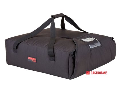 Termoizolačná taška na pizzu, Cambro, na 2 pizze s Ø 500 mm alebo 3 s Ø 450 mm, Čierna, 430x550x(H)165mm