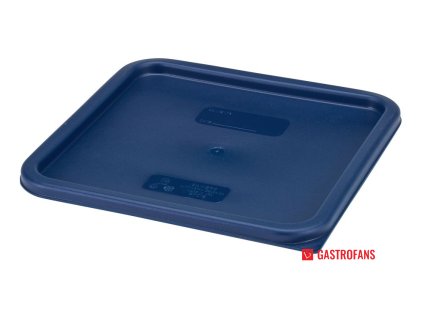 Veko pre nádobu CamSquare spoločnosti CAMBRO, Cambro, pre nádoby s objemom 11,4 litra, 17,2 litra a 20,8 litra, tmavo modré, Tmavo modrá, 290x290x(H)15mm