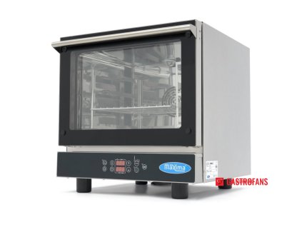 Kombinovaná parná Rúra - vhodná pre 4 x 2/3 GN Zásobníky - Digitálny Displej Maxima