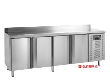 Energeticky úsporný chladiaci stôl | CK 7410X1SP | 4 dvere, 4 police GN1/1  TEFCOLD