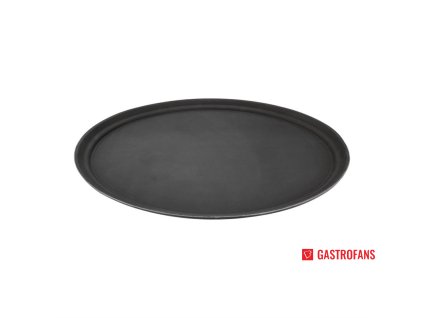 68224 kristallon protiskluzovy ovalny tac plastovy cerny 685 x 560mm
