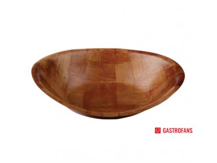 49810 2 mala ovalna drevena misa