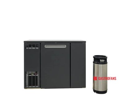 Chladiaci KEG minibar | SFK-6EL+ | s plnými dvojkrídlovými dverami – 276 l – kompresor vľavo  TEFCOLD