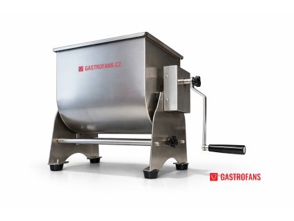 Miešačka na mäso - výklopná, ručná, nerez 30L  Gastrofans