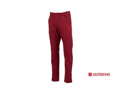EXECUTIVE kuchařské kalhoty bordo