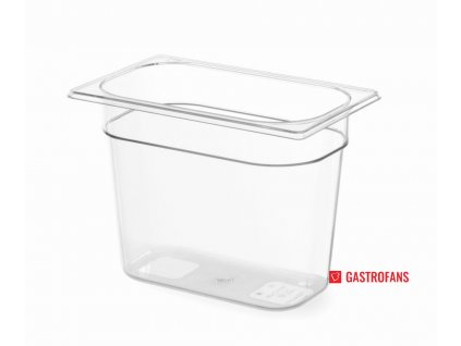 96234 gastronadoba 1 4 pc transparent 2 8 l 265x162x h 100 mm