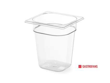 96285 gastronadoba 1 6 pc transparent 3 4 l 176x162x h 200 mm