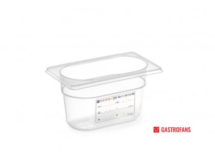 96525 zasobnik gn 1 9 haccp transparent 1 l 176x108x h 100 mm