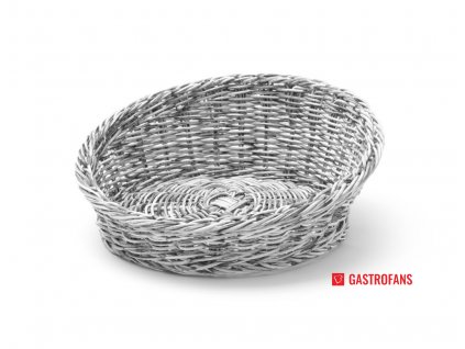 96960 kosik na pecivo kulaty zkoseny black 310x h 120 mm