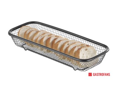 97290 servirovaci kosik cerny 310x125x h 55 mm