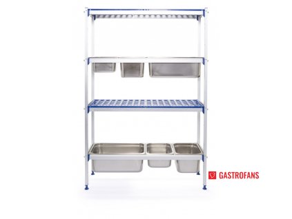 101367 hlinikovy regal pro gn 1120x355x h 1685 mm