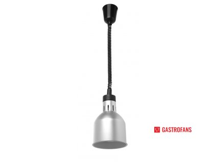 103557 vyskove nastavitelna ohrivaci lampa valcova silver 230v 250w 175x h 250 mm