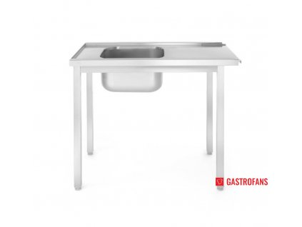 105678 vstupni stul k mycce se drezem sroubovany kitchen line 1000x600x h 850mm