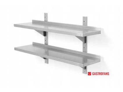 105690 police zavesna vyskove nastavitelna dvoupatrova 2 konzole 800x300x h 600mm