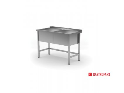 106344 myci stul svarovany s dvoudrezem hloubka 600 mm vyska komory 300 mm profi line 1200x600x h 850mm