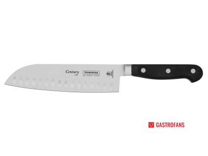 108204 nuz century santoku na sekani a melneni cerna l 390mm