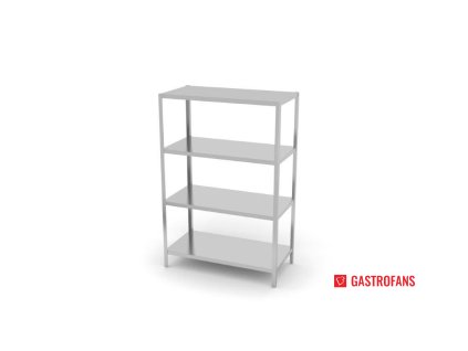 108315 skladovy regal se 4 plnymi policemi sroubovatelny kitchen line 1200x600x h 1800mm
