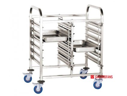 108618 dvojity pojizdny vozik profi line 12 x gn 1 1 740x550x h 940mm