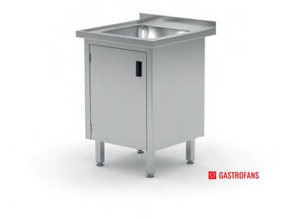 108654 myci stul se drezem skrinka s dvirky na zavesech svarovany jednodrez hloubka 600 mm 500x600x h 850mm