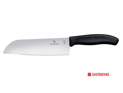 129369 nuz santoku s vroubkovanou cepeli cerna