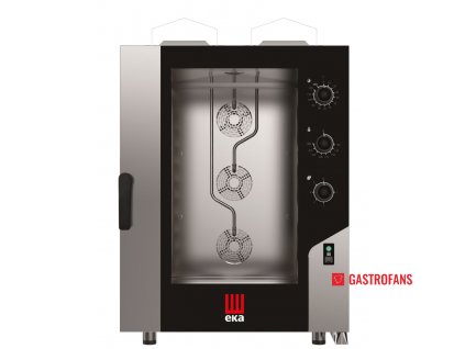 129585 paro konvekcni pec millennial smart bakery 10x600x400 mm ovladana elektromechanicky plynova 100 260 c 18000kw 850x1041x h 1231mm