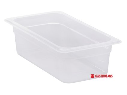 130359 nadoba z pruhledneho polypropylenu gn 1 3 3 6 l h 100 mm gn 1 3 3 6l pruhledna 325x176x h 100mm