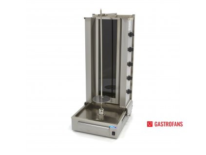 148404 elektricky gril na kebab 5 horaku 100 kg masa motor vespod