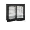 Minibar | DB201S | posuvné sklenené dvere – čierny – 182 l