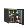 Minibar hotelový | TM 42 | s plnými, krídlovými dverami – 34 l – čierny