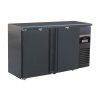 208068 208068 barova lednice combisteel 350 l cerna 2 dvere