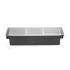 Zásobník na nápoje - 3 náplne, Bar up, Čierna, 480x150x(H)100mm
