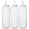 Dávkovacie fľaše - 3 ks, 0,7L, Priehľadná, 3 ks., ø70x(H)240mm