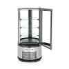 100437 4 vitrina na dezerty kulata 100l 100 l 230v 210w 2 6 c 480x h 1030 mm