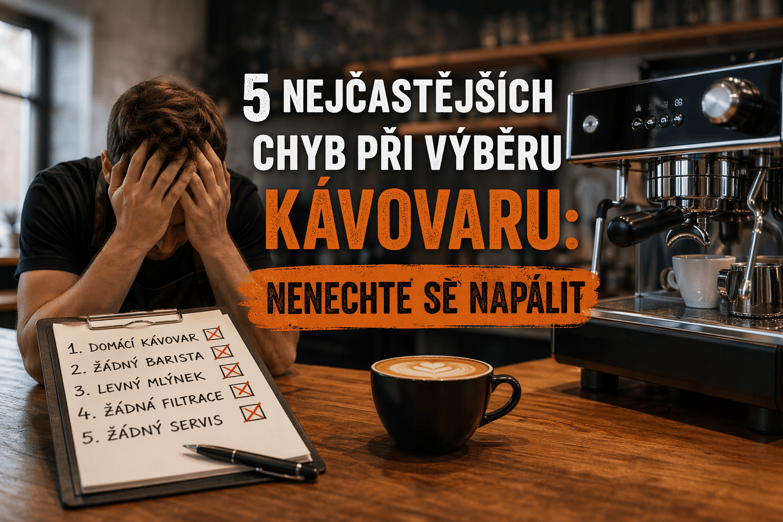5 nejčastějších chyb při výběru kávovaru: Nenechte se napálit