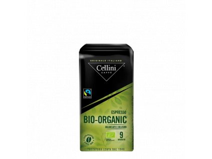Cellini Bio Fairtrade Espresso 100% Arabica mletá káva 250 g
