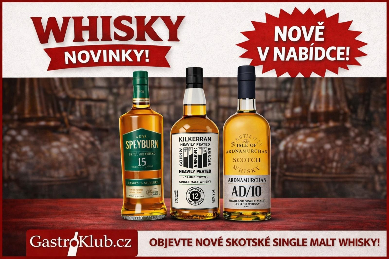 Whisky novinky, které stojí za ochutnání!