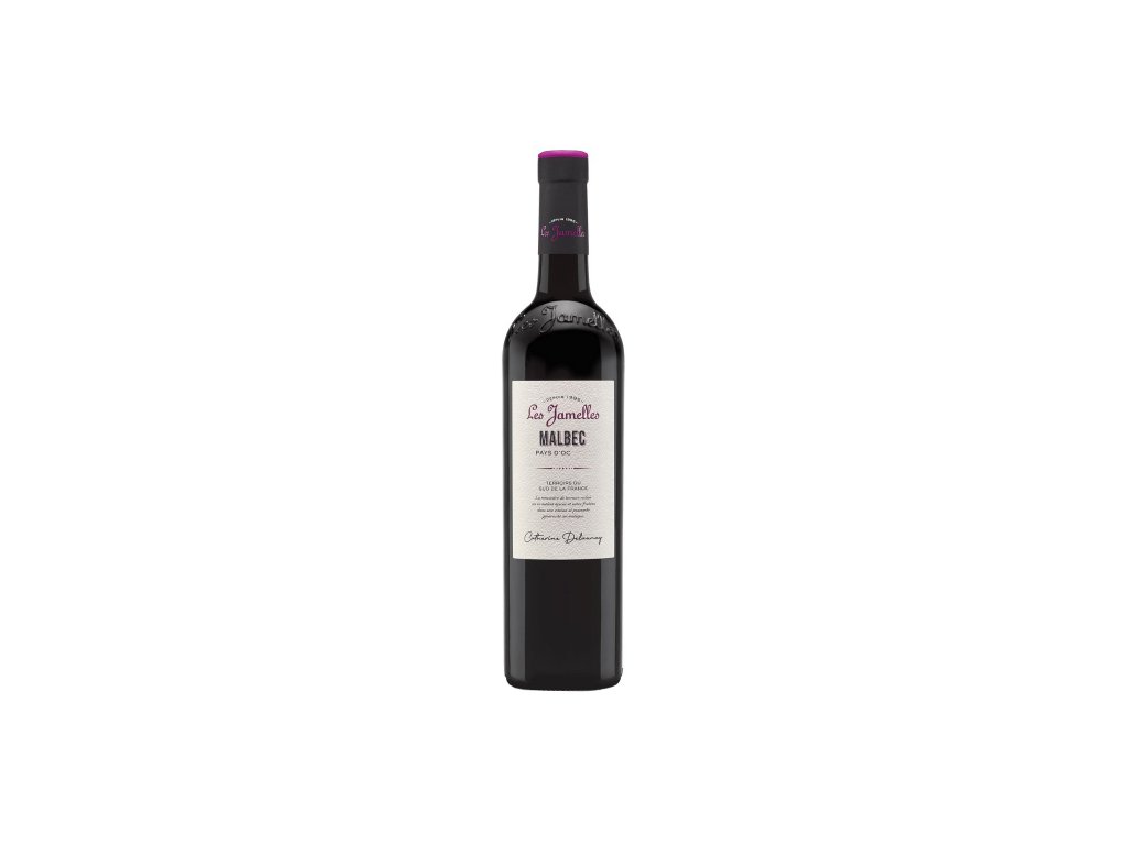 Screenshot 2025 09 16 at 14 20 46 VinumBonum – specialista na moravská vína víno – Malbec Les Jamelles Languedoc Rousillon (2022)
